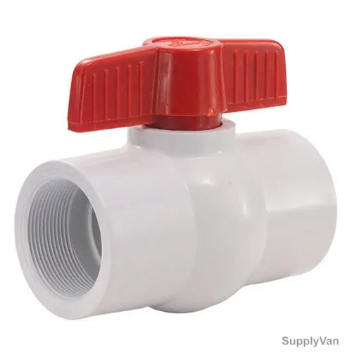 Gf High Pressure Ball Valve, PVC, 3/4 Inch