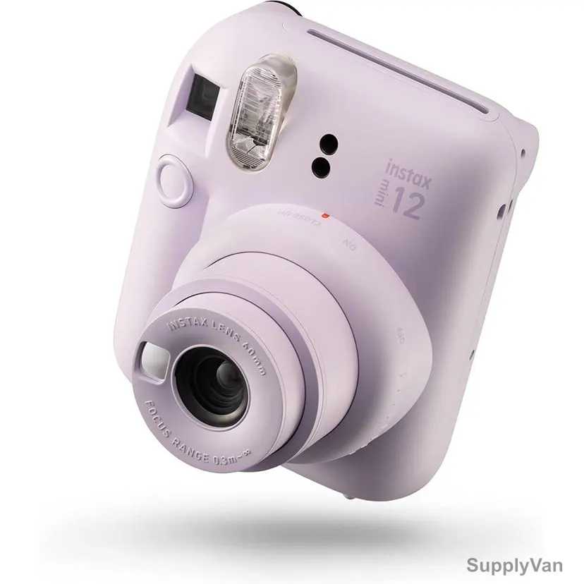 Instax Fujifilm Mini 12 Instant Camera, 62 x 46MM Print Size, 0.3 Mtrs Focus Range, Lilac Purple — image 1