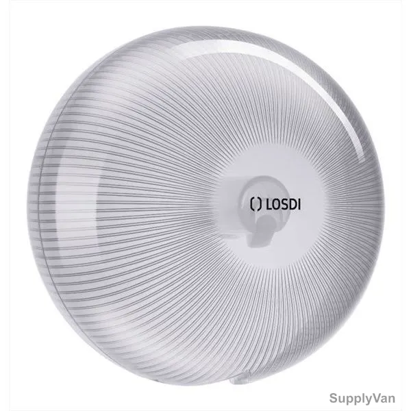 Losdi Jumbo Toilet Roll Dispenser, CP-5006-B-L, Polycarbonate, White