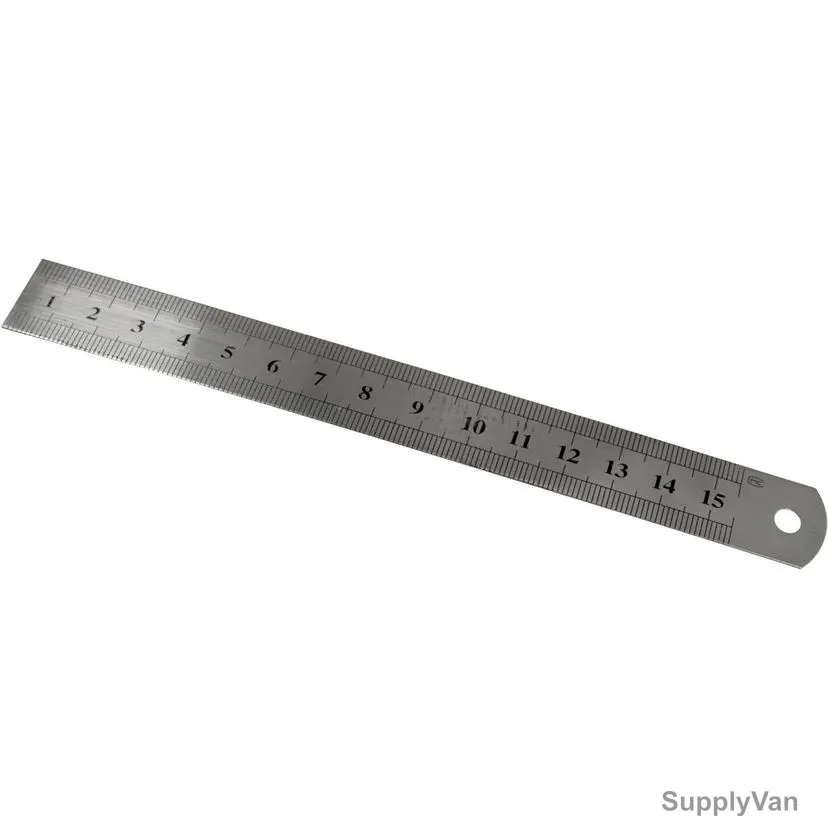 Fis Steel Ruler, 15CM