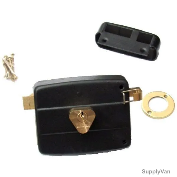 Door Rim Lock, Black