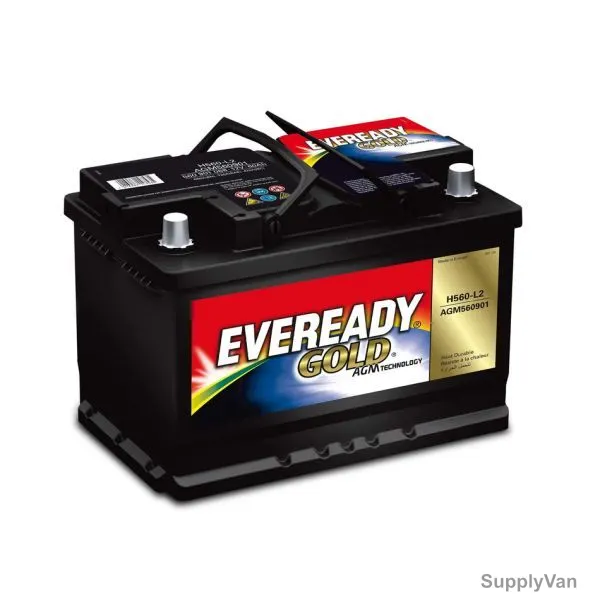 Eveready Gold AGM Car Battery, AGM595901, 12V, 95Ah, 900A