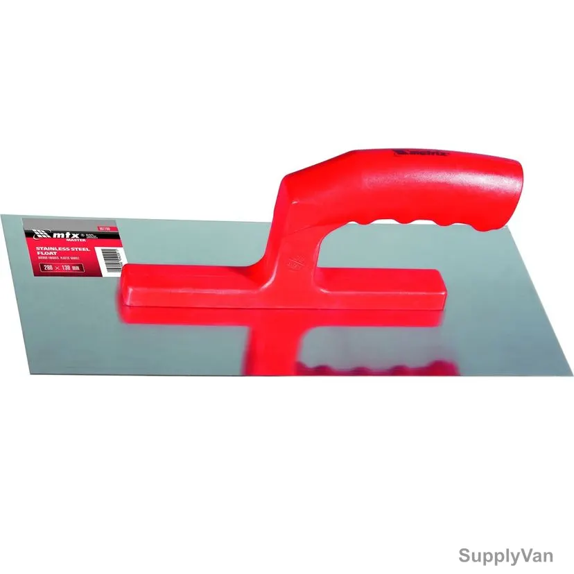 Mtx Plastering Trowel With Plastic Handle, 867769, Stainless Steel, 130MM Width x 280MM Length