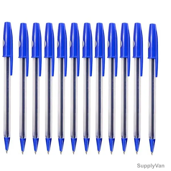 Uni-Ball SAS-BE Ball Point Pen, MIP-PACK-021, 1.0MM Tip, Blue, 12+2 Free
