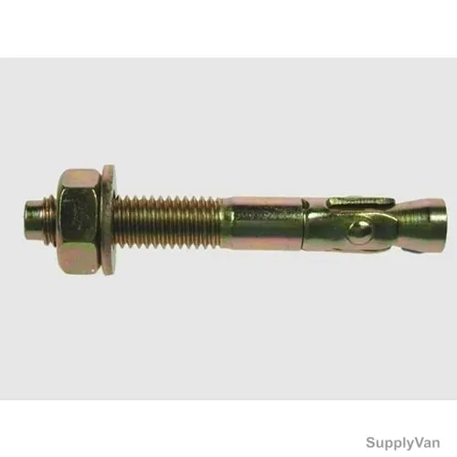 Through Bolt, Galvanized Iron, M16 x 200MM, Yellow Zinc Plated, 1000 Pcs/Pack