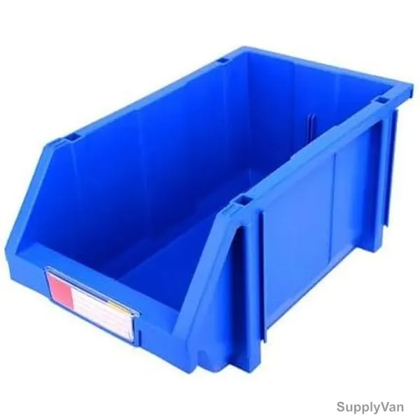 Excellent Plastic Storage Bin, EP008, Polypropylene, 17.5CM Height x 21.5CM Width x 37CM Length, Blue — image 1