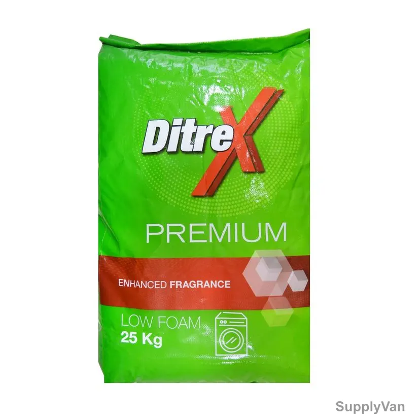 Ditrex Premium Low Foam Detergent Powder, 25 Kg