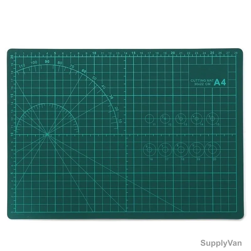 Deli Cutting Mat, E78400, A4, 22CM Width x 30CM Length, Green