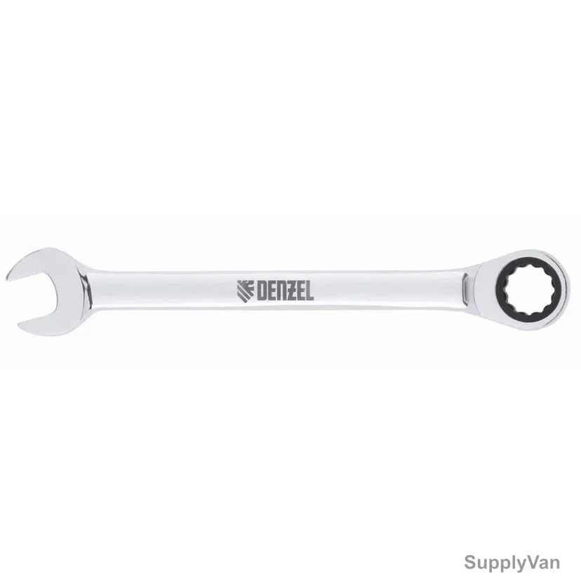 Denzel Combination Ratcheting Wrench, 7714824, SAE, 12 Point, 1/2 Inch