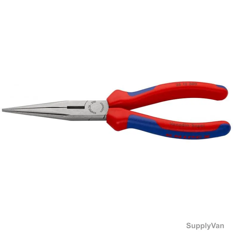Knipex Snipe Nose Side Cutting Plier, 2615200, 200MM