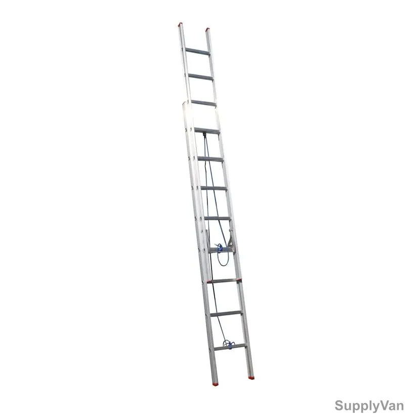 Penguin Straight Double Extension Ladder, ALDE, 16 Steps, 4.8 Mtrs, 150 Kg Weight Capacity
