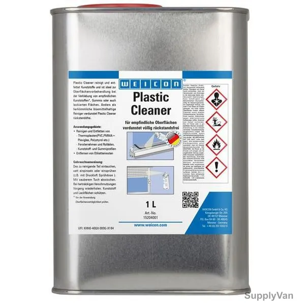 Weicon Plastic Cleaner, 15204001, 1 Ltr