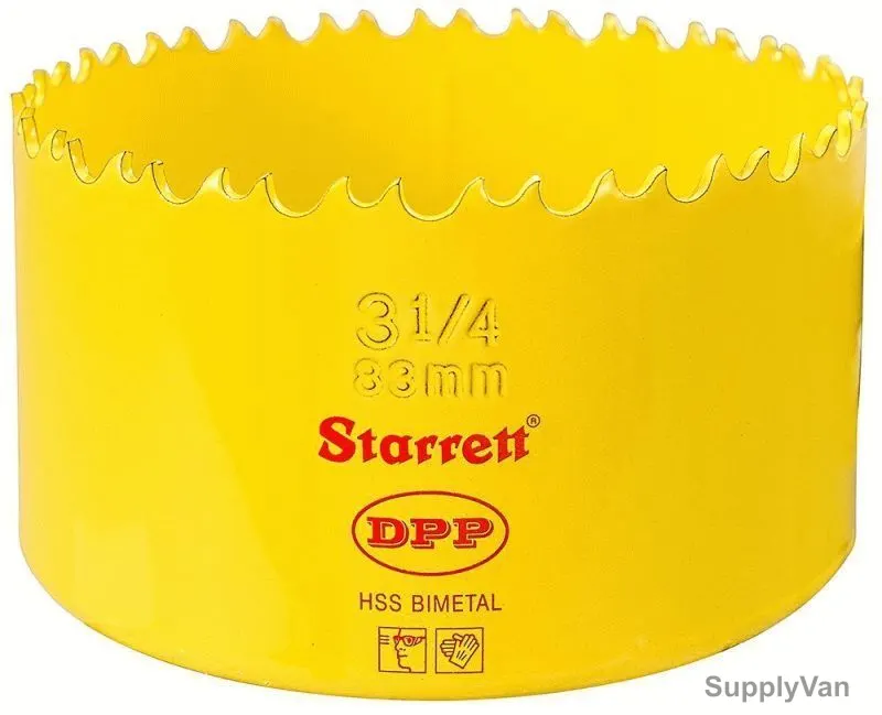 Starrett Dual Pitch Professional Hole Saw, DH0314, 83mm