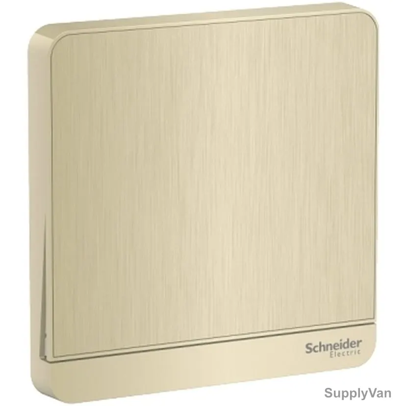 Schneider Electric Electrical Switch, E8331M-GH, AvatarOn, 1 Gang, 16AX, 250VAC, Metal Gold Hairline