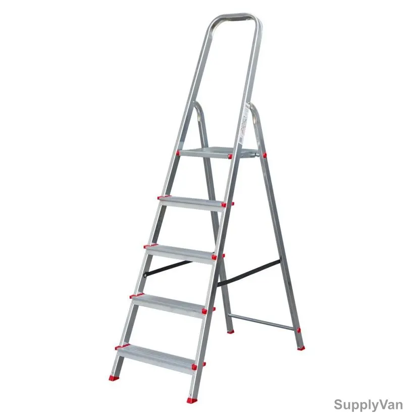 Beorol Aluminium Ladder, MERAL4, 4 Steps, 1 Mtrs