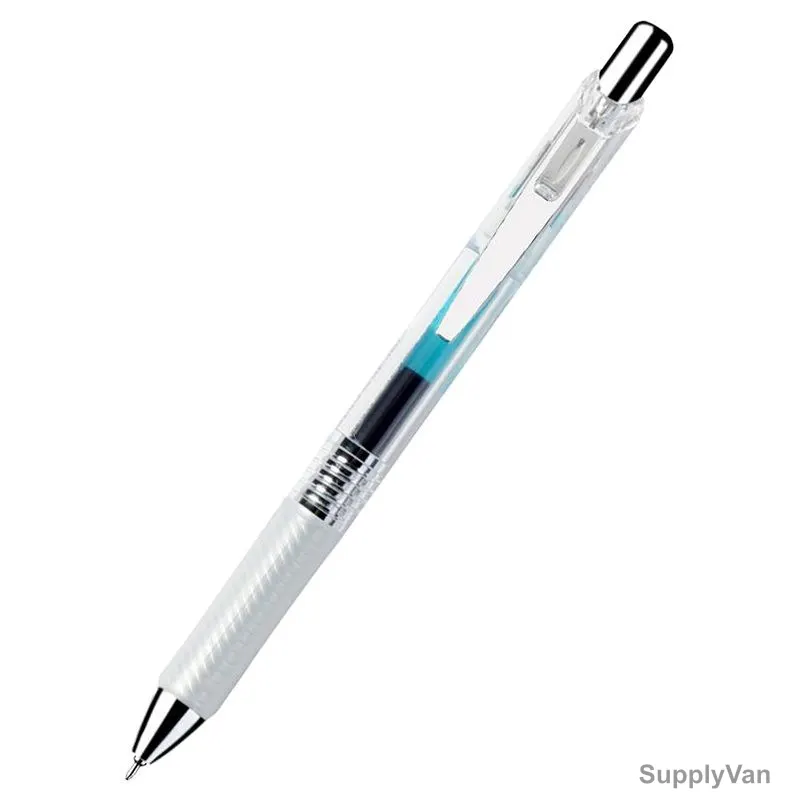 Pentel Energel Infree Gel Roller Pen, PE-BLN75TL-S3H, 0.5MM Tip, Turquoise Blue, 2 Pcs/Pack