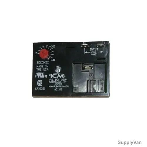 ICM On Delay Timer, 190-277VAC, 2 to 600sec