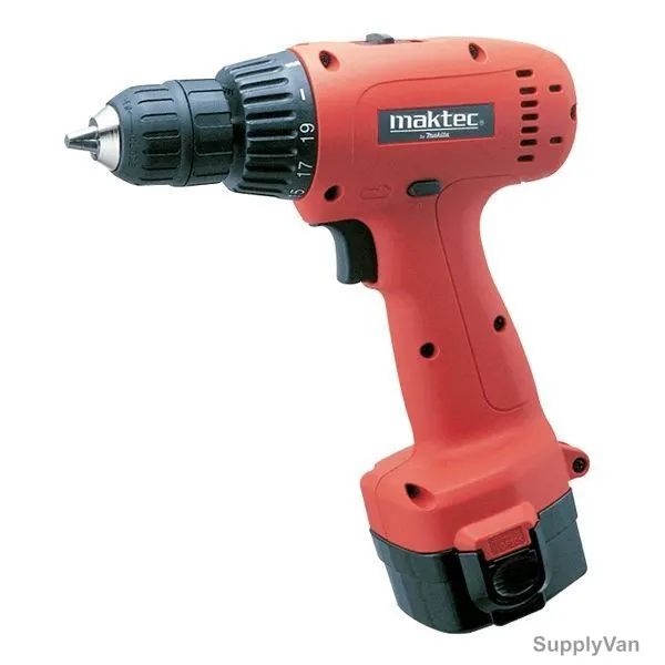Maktec Cordless Drill/ Driver, MT063SK2, NiCd, 12V, 10MM