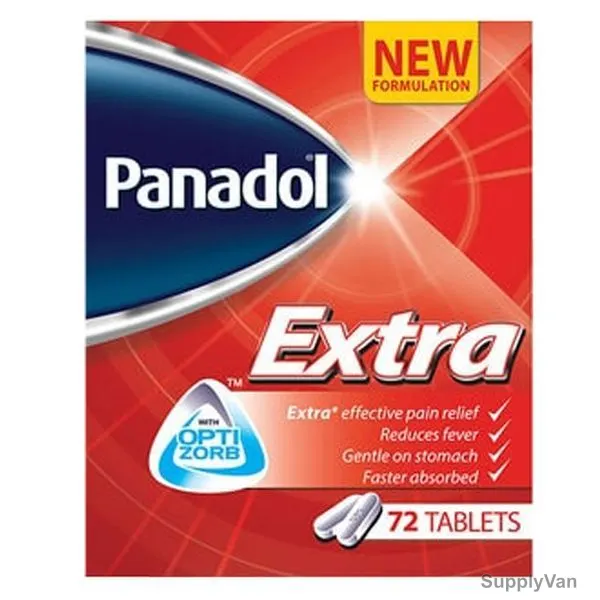 Panadol Extra Advance Tablet, Red, 72 Pcs/Pack