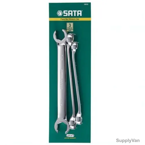 Sata Metric Flare Nut Wrench Set, 9031, 3 Pcs/Set