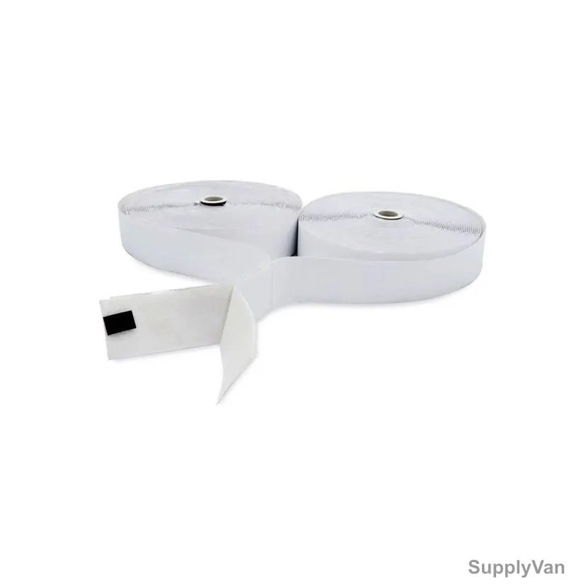 Double Sided Velcro Adhesive Tape, 50MM x 20 Mtrs, Nylon, White