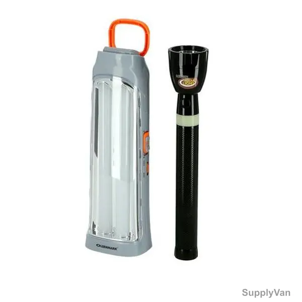 Olsenmark Rechargeable LED Emergency Lantern, OMEFL2726, 4V, 3000mAh, Grey — image 1