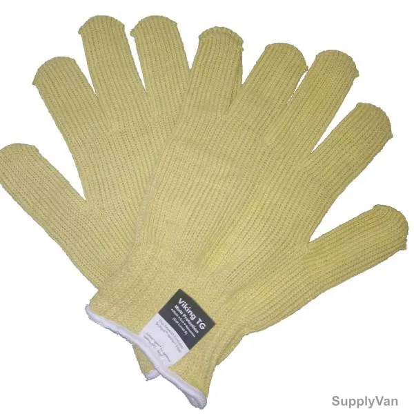 Kevlar Safety Gloves, D149572822, Viking TG, Free Size, Yellow