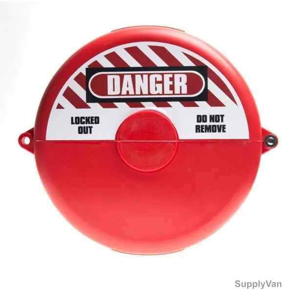 Loto-Lok Valve Lockout, VL-PGT-165250, 165-250MM, Red