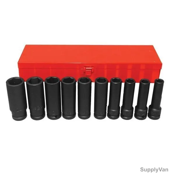 Force Impact Deep Socket Set, 4107, 10PCS