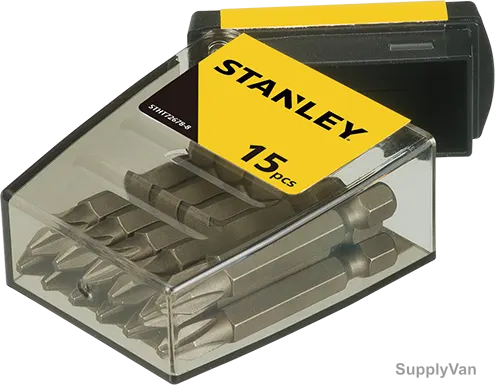 Stanley Screwdriver Bit Set, STHT72678-8L, 15Pcs