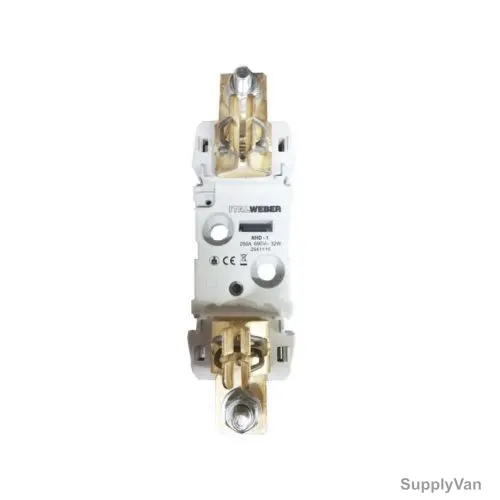 Italweber Fuse Holder, NH00, 1 Pole, 690V, 160A