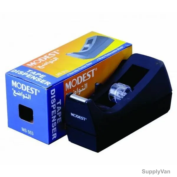 Modest Cello Tape Dispenser, MS553, Black