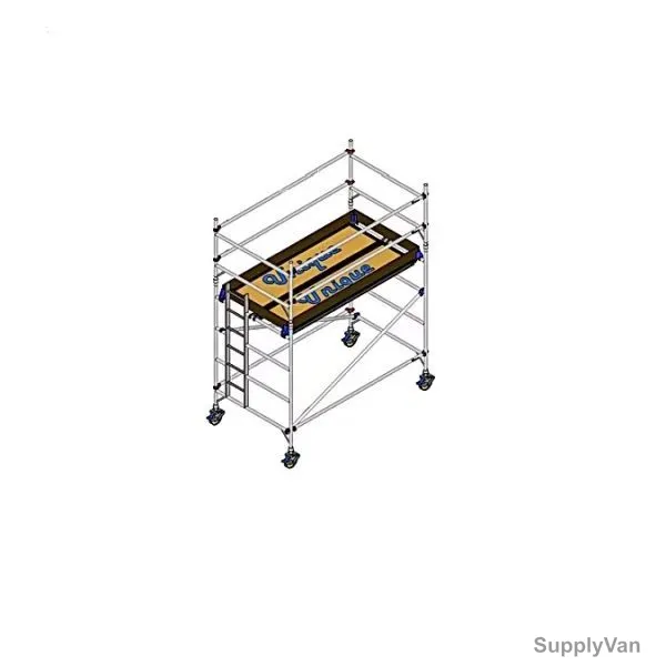 Unique Double Width Scaffolding Tower, USDW-3-20, Aluminium, 3.20 Mtrs, 250 Kg — image 1