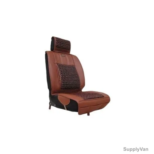 Flak Type H Wood Beaded Car Seat Cushion, Brown