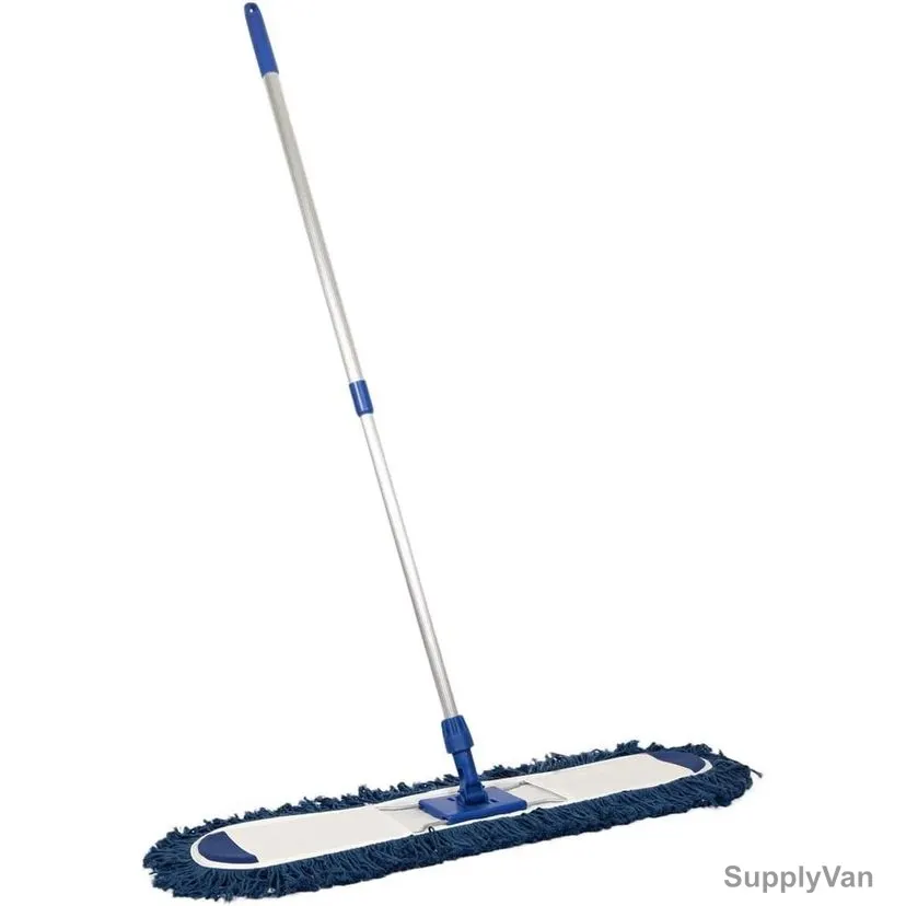 Swish Heavy Duty Dust Control Mop With 120CM Aluminium Handle, 80CM, Blue — image 1
