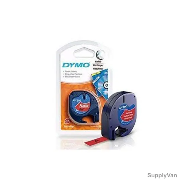 Dymo Label Tape, DYS0721630, LetraTag, 4 Mtrs