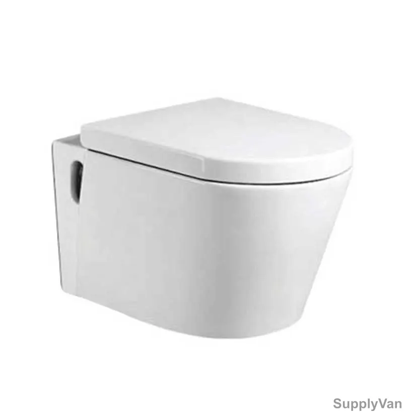 Milano Wall Mounted Water Closet, 2051C, Ceramic, 410MM Width x 580MM Length, White