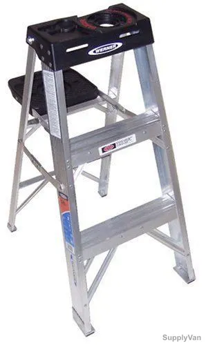 Altec Werner Step Ladder, 373, 3 Steps, 0.91 Mtrs, 140 Kg