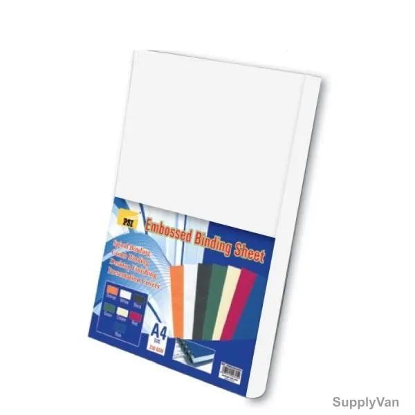 PSI Binding Sheet, PSBSC230-11WH, A4, 230 GSM, White, PK100