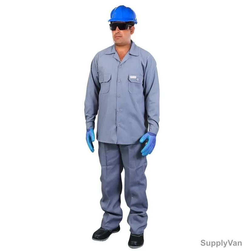 Workland Pant and Shirt, 2GRWL, Polycotton, XL, Grey