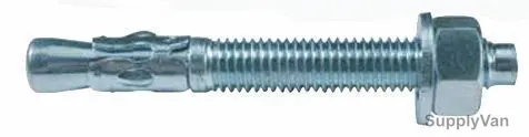 Fischer Throughbolt Wedge Anchor, FWA-10x80, 10mm, PK50