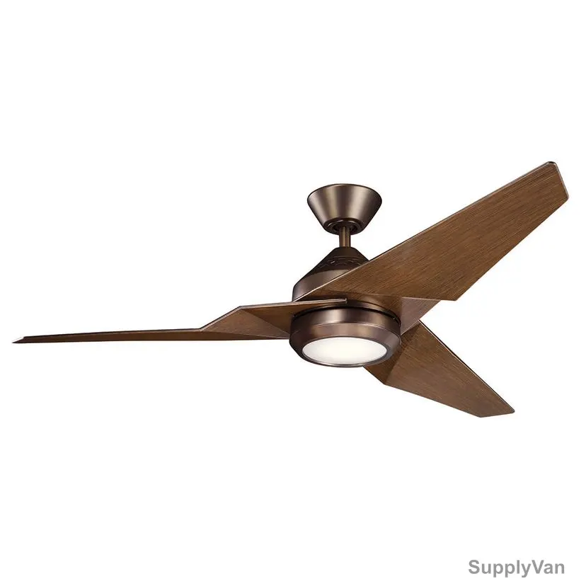 Kichler Ceiling Fan, KLF-JADE-60-BB, Jade, 3 Blade, 60 Inch, Oil Brushed Bronze — image 1