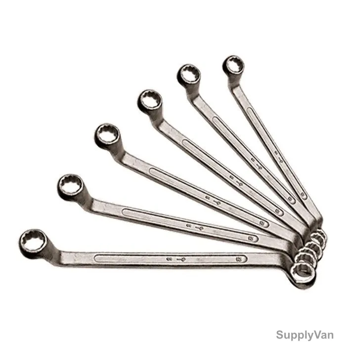Sparta Ring Spanner Set, 153305, Carbon Steel, Chrome Plated, 6-17MM, 6 Pcs/Set