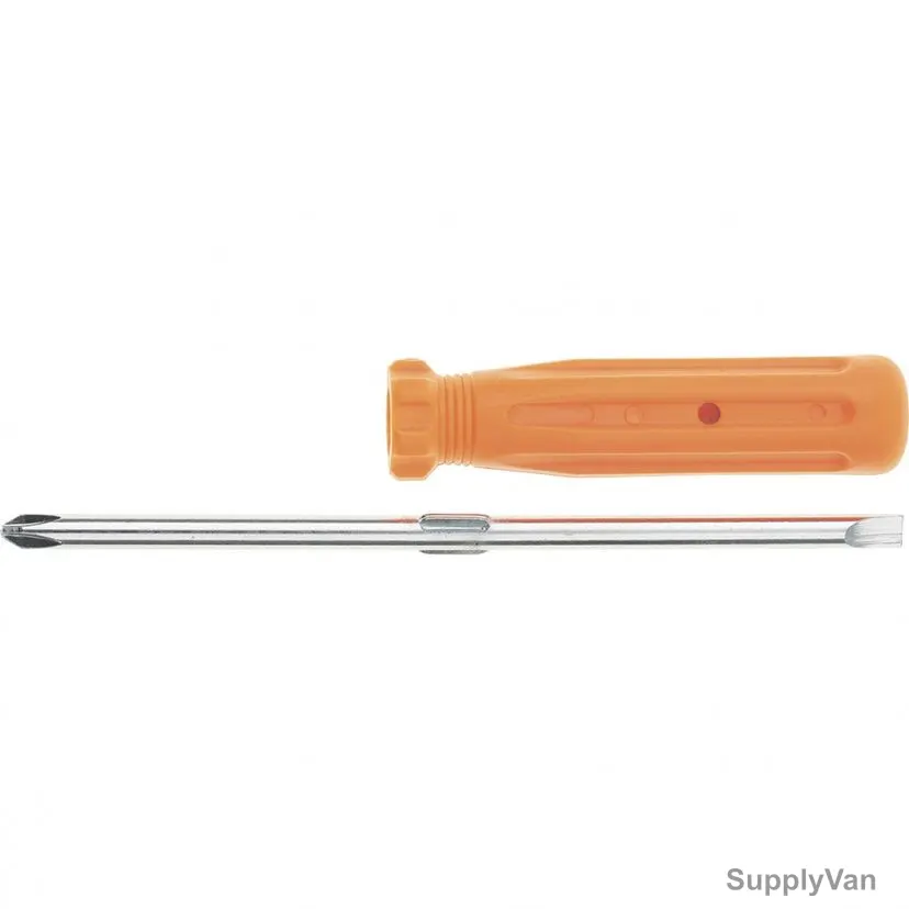 Sparta Combination Screwdriver, 115875, Steel, SL, PH Tip Type, 200MM Blade Length