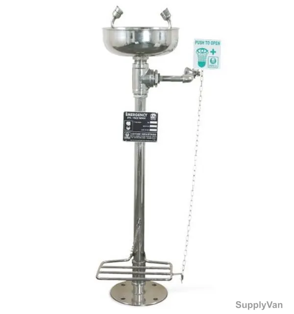 Vaultex Safety Eye Wash Shower, 4710-SS, Stainless Steel