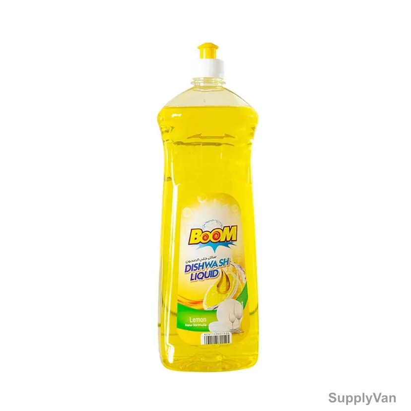 Boom Dishwash Liquid, Lemon Fragrance, 500ml, 24 Pcs/Carton — image 1