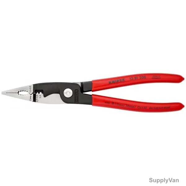 Knipex Plier For Electrical Installation, 1381200, 200MM — image 1