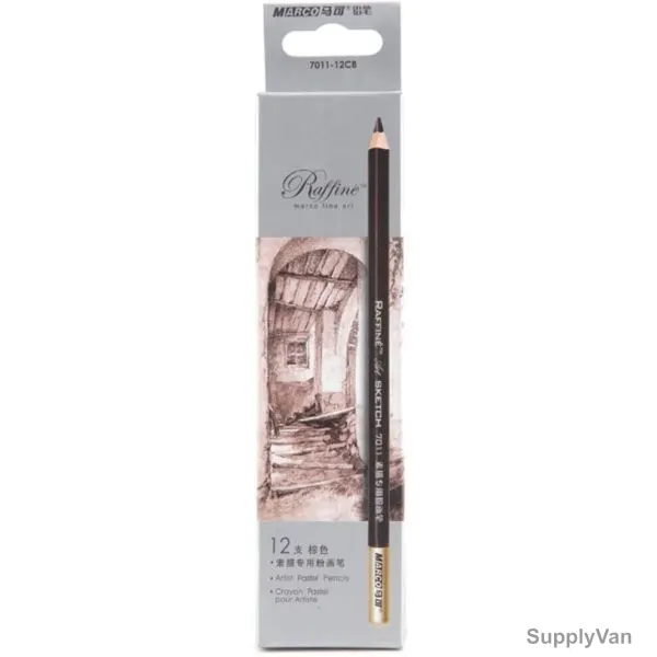 Marco Raffine Artist Pastel Pencil, 7011-12CB, 174.5MM, 12 Pcs/Pack — image 1