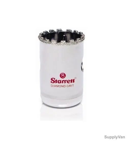 Starrett Hole Saw, D0006, Diamond Coating, 6MM, White
