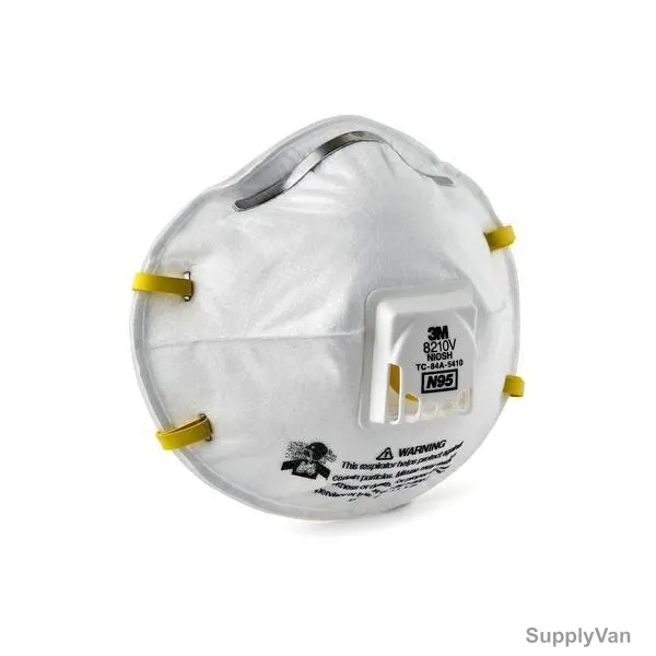 3M Particulate Respirator Mask, 8210V, PK10